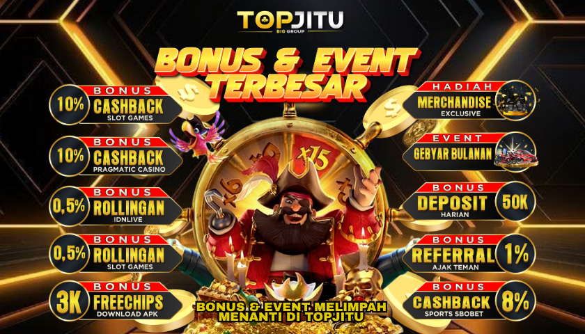 BONUS DAN EVENT DI TOPJITU